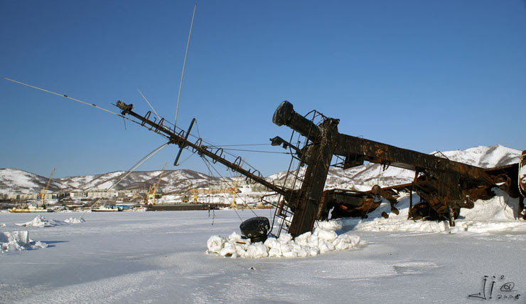 abandoned ships in  kamchatka, Russia 8