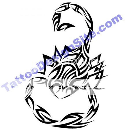 tribal-scorpion.jpg Scorpion Tribal Tattoo