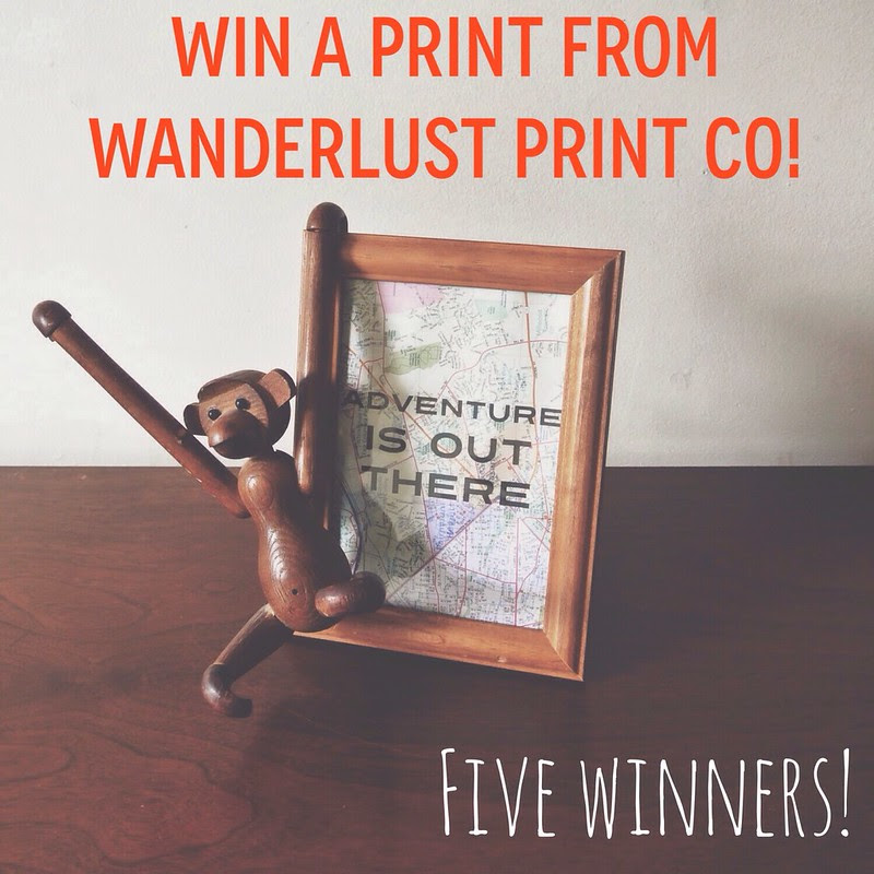 A Wild Giveaway • Win a Wanderlust Print!