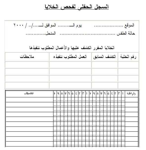 سجل الدكتور طارق لفحص الخلايا