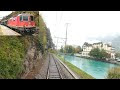 ★ 4K Cab ride Vallorbe - Payerne - Lyss - Interlaken, Switzerland