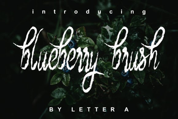 Download Mrs Eaves Roman Font Free Download Blueberry BrushScript for Cricut, Silhouette and Other Machine