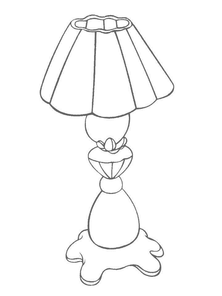 Coloring Page Lamp at GetColorings.com | Free printable ...