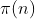 [;\pi(n);]