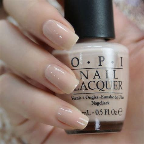 nude color opi nail polish  natural color nails art
