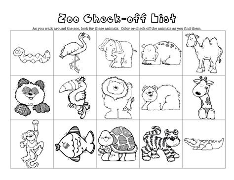  printable zoo animals worksheets for kids learning how to read