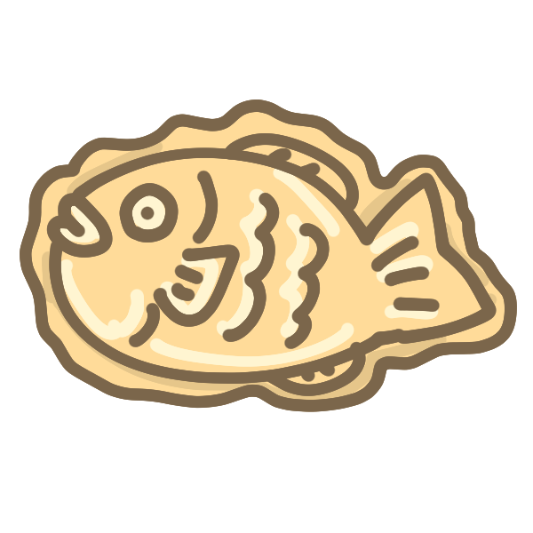 たいやきのイラスト かわいいフリー素材が無料のイラストレイン