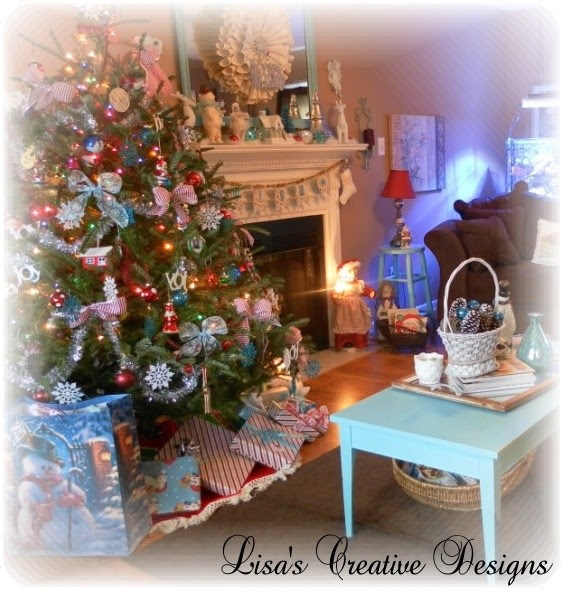 Cozy Cottage Christmas  Traditional  Living Room  raleigh  by 