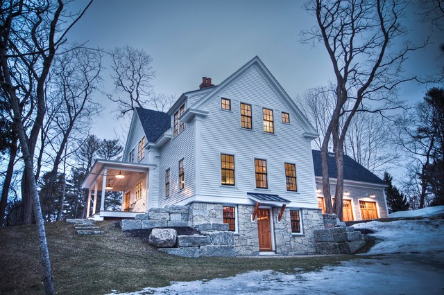 Farmhouse Traditional Exterior Portland Maine by Farmhouse Traditional Exterior Portland Maine by
