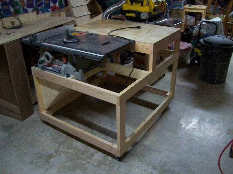 Table Saw Workstation - by Brian024 @ LumberJocks.com ~ woodworking 