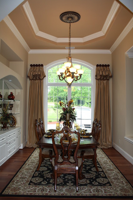 Formal Dining Room - traditional - window treatments - other metro