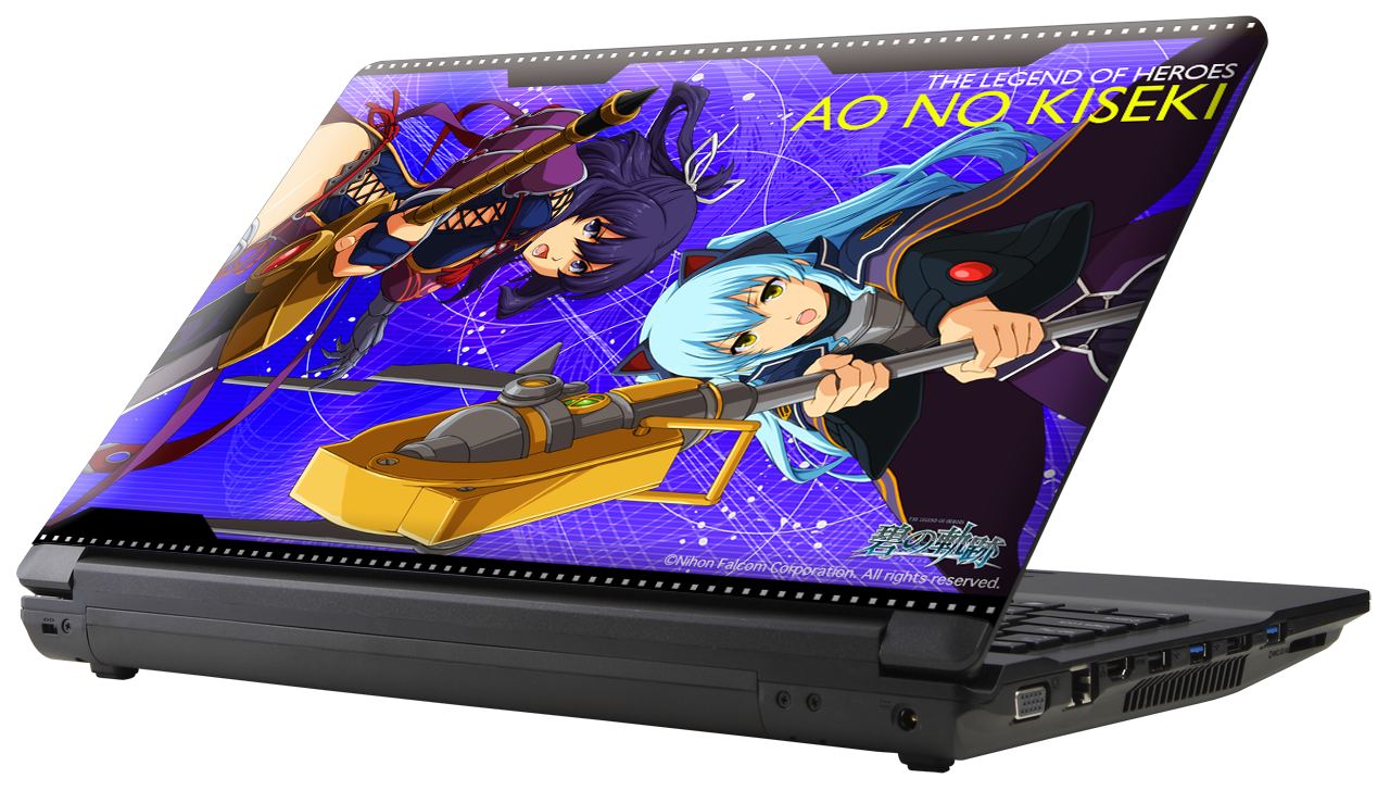 英雄伝説 碧の軌跡 のオリジナルノートpcが新登場 新規録り下ろし音声 豪華壁紙40種以上 15 6インチノート仕様とネットブックの4モデルを発売 12年6月30日まで限定受注 株式会社デジクラフト社のプレスリリース