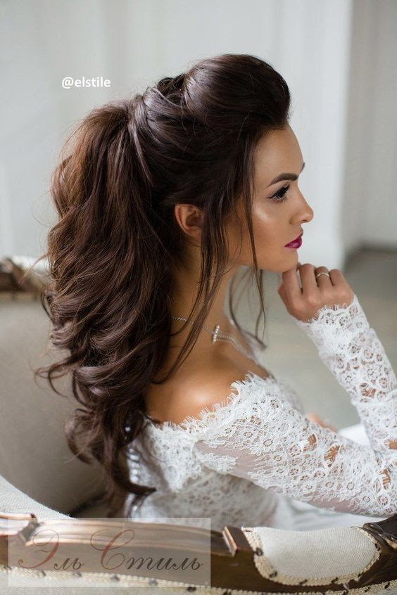 Haar Pretty Wedding Hairstyles For Long Hair 2717067 Weddbook