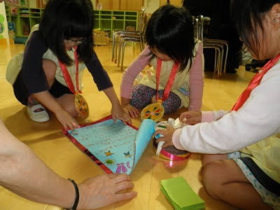 お泊り保育 その 宝探しゲーム 吉祥学園ブログ