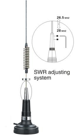 ANTENA CB NA MAGNES DELTA 875 S PL MAG