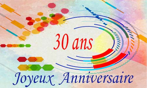 Carte Anniversaire Femme 30 Ans Virtuelle Gratuite A Imprimer