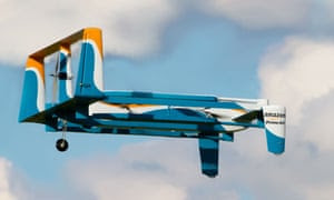 An Amazon mini-drone