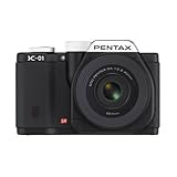 Pentax 15274 16 MP Mirrorless Body Design Camera with DA L 18-55mm and 50-200mm Lenses - Black