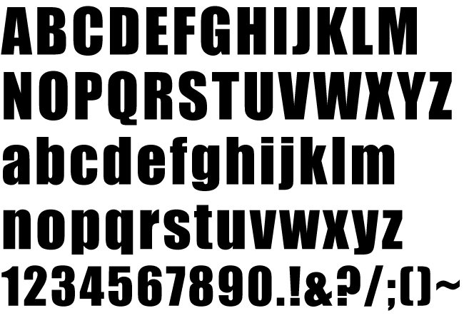 書体 フォント集 オリジナルtシャツのpmワークス