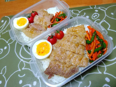 しょぼーん の鈑金塗装屋見習い日記 手抜き弁当 黒豚味噌漬け丼