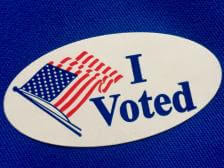 I Voted Sticker