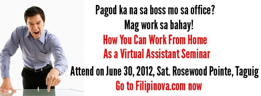 Work From Home - Virtual Assistant - Jomar Hilario Seminar