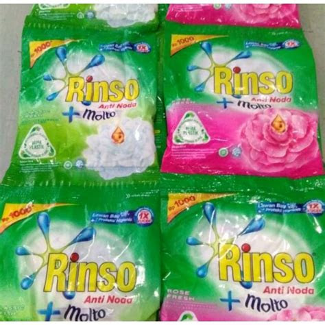 jual sabun cuci rinso  renceng  sachet shopee indonesia