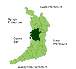 大阪市位置圖