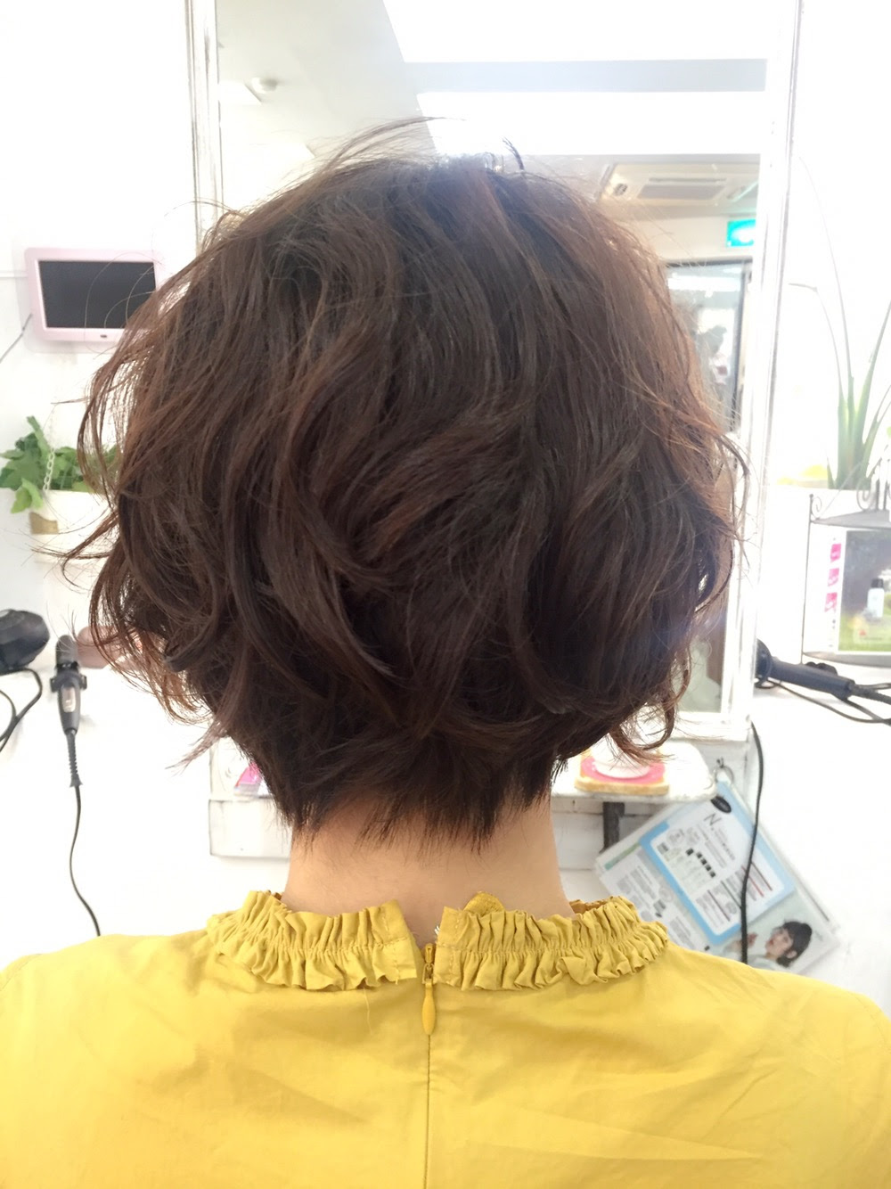 ショートヘア前髪なしのパーマスタイル 福岡大橋の美容室 Tiaraティアラ 溝口由貴ブログ Yukky Blog