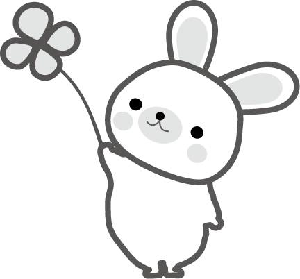 かわいいイラスト 無料イラスト フリー素材 うさぎ２