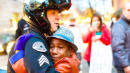 Kid Who Hugged Cop In Viral Protest Photo Feared Dead In Family Car Plunge