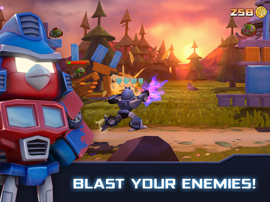 Angry Birds Transformers - screenshot