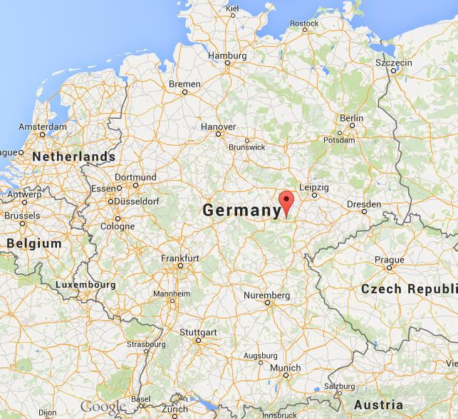 Map Of Jena Germany Where is Jena on map of Germany