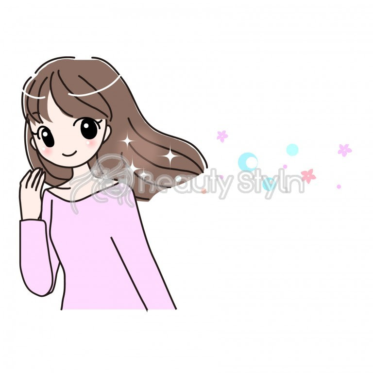 ロング イラスト ヘアサロン 美容関連の無料イラスト素材 スタイルン