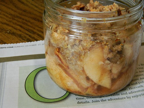 Apple Crisp in a Jar