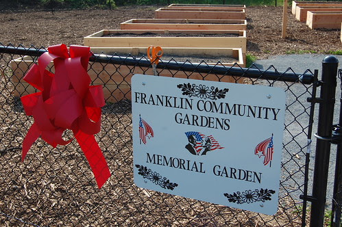 Franklin, MA: Community Gardens - Opening Day