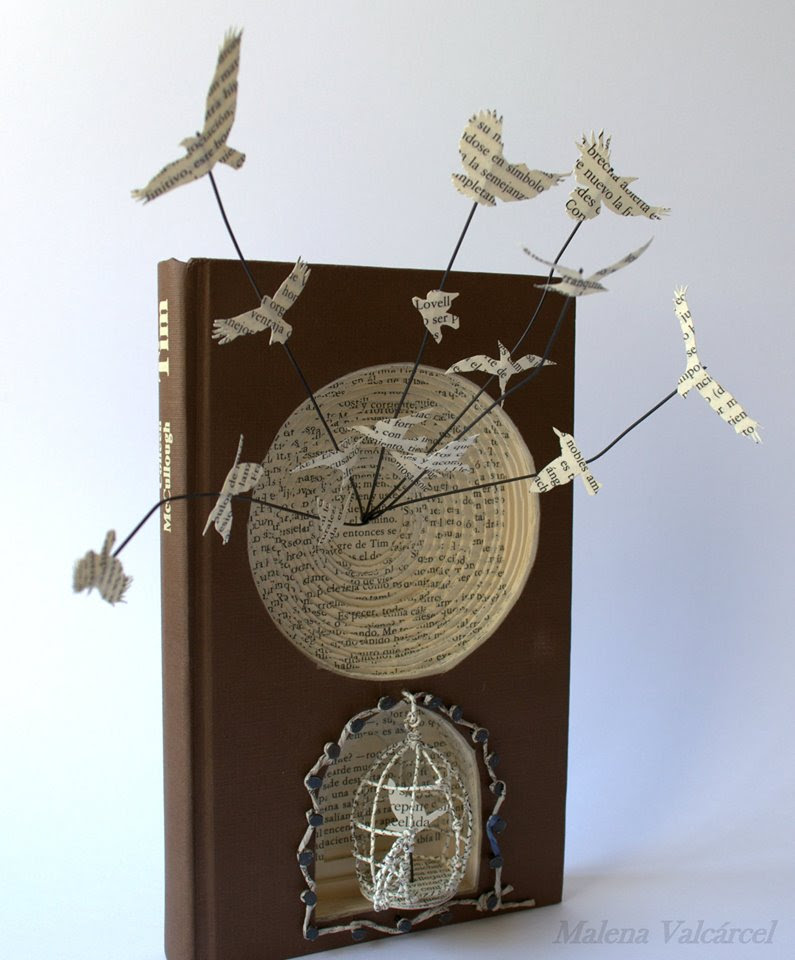 Malena Valcarcel Book art Sculptures