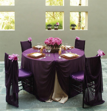 gold and purple wedding ideas