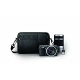 Sony  NEX-F3K/BBDL 16.1 MP Compact System Camera with 18-55mm Lens, 55-200mm Lens, Card and Bag Bundle