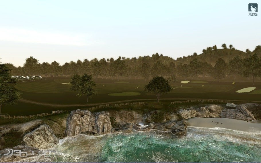Online golf tour
