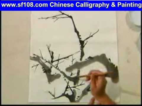paintings of flowers for beginners. Chinese painting plum flowers