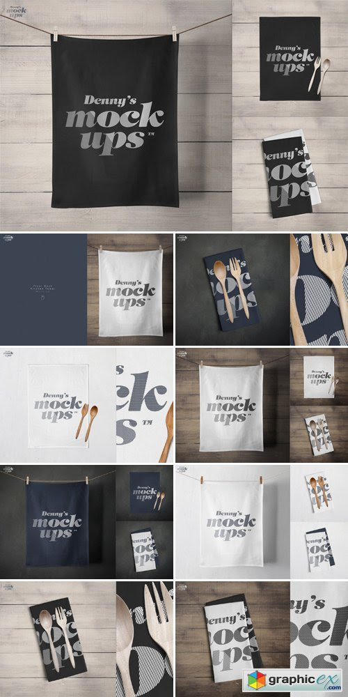 Download Flour Sack Towel Mockup Free Download Vector Stock Image Photoshop Icon