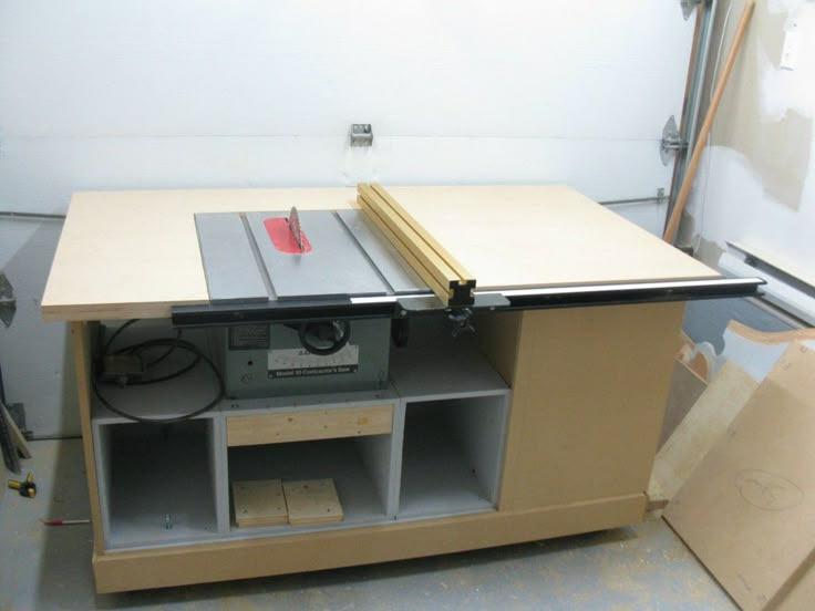 build table saw cabinet plans woodproject