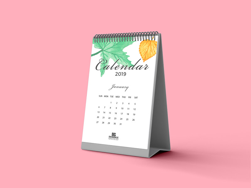 Download Free Calendar Mockup | free psd | UI Download