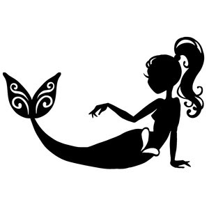 Free Free 267 Outline Mermaid Tail Svg SVG PNG EPS DXF File