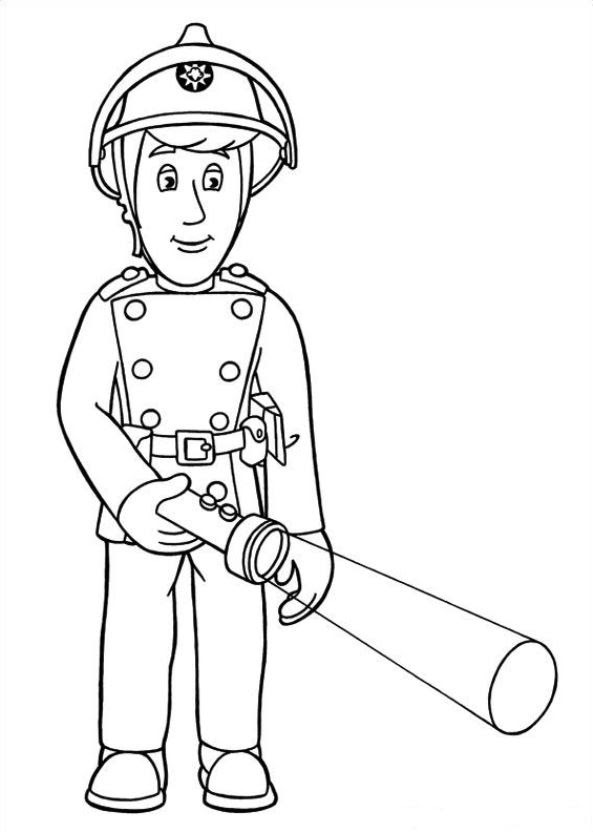 Kids-n-fun | 38 Kleurplaten van Brandweerman Sam