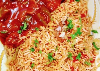 How to Prepare Quick Chicken Manchurian with vegetable rice