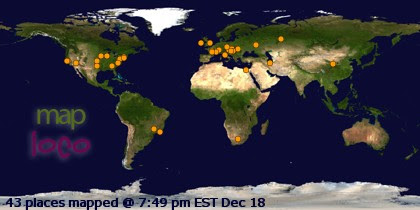 Locations of Site Visitors