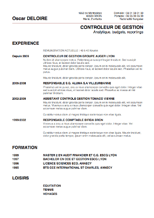 exemple cv pour stage hotellerie   13