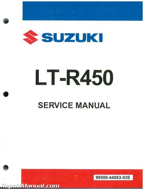 PDF Suzuki Lt R450 Atv 2006 2009 Service Repair Manual